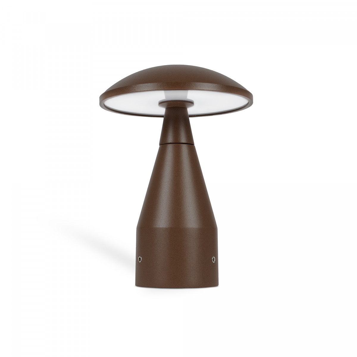 De Jazzy Tuinlamp Corten Small is een moderne tuinlamp met een compact en uniek design.