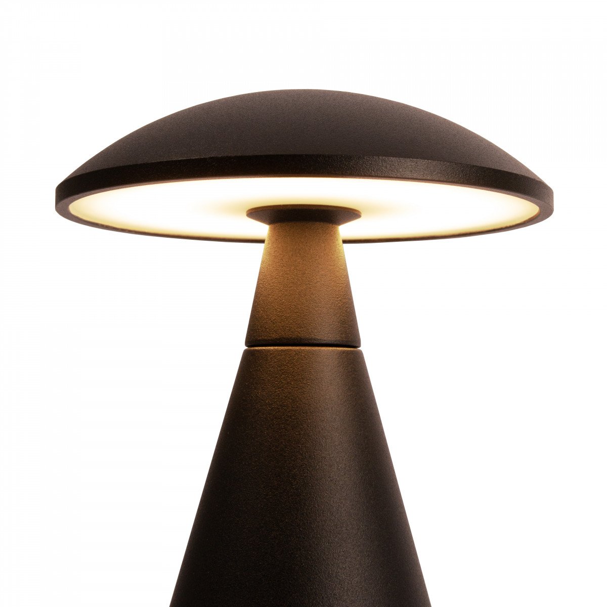 De Jazzy Tuinlamp Corten Small is een moderne tuinlamp met een compact en uniek design.