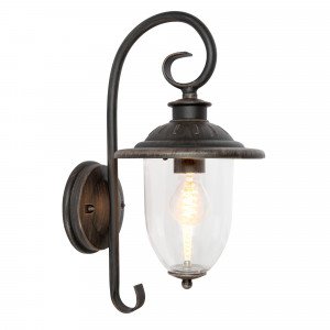 Elzas Buitenlamp roestkleurig bruin E27 muurlamp Elzas Buitenlamp roestkleurig bruin E27 muurlamp