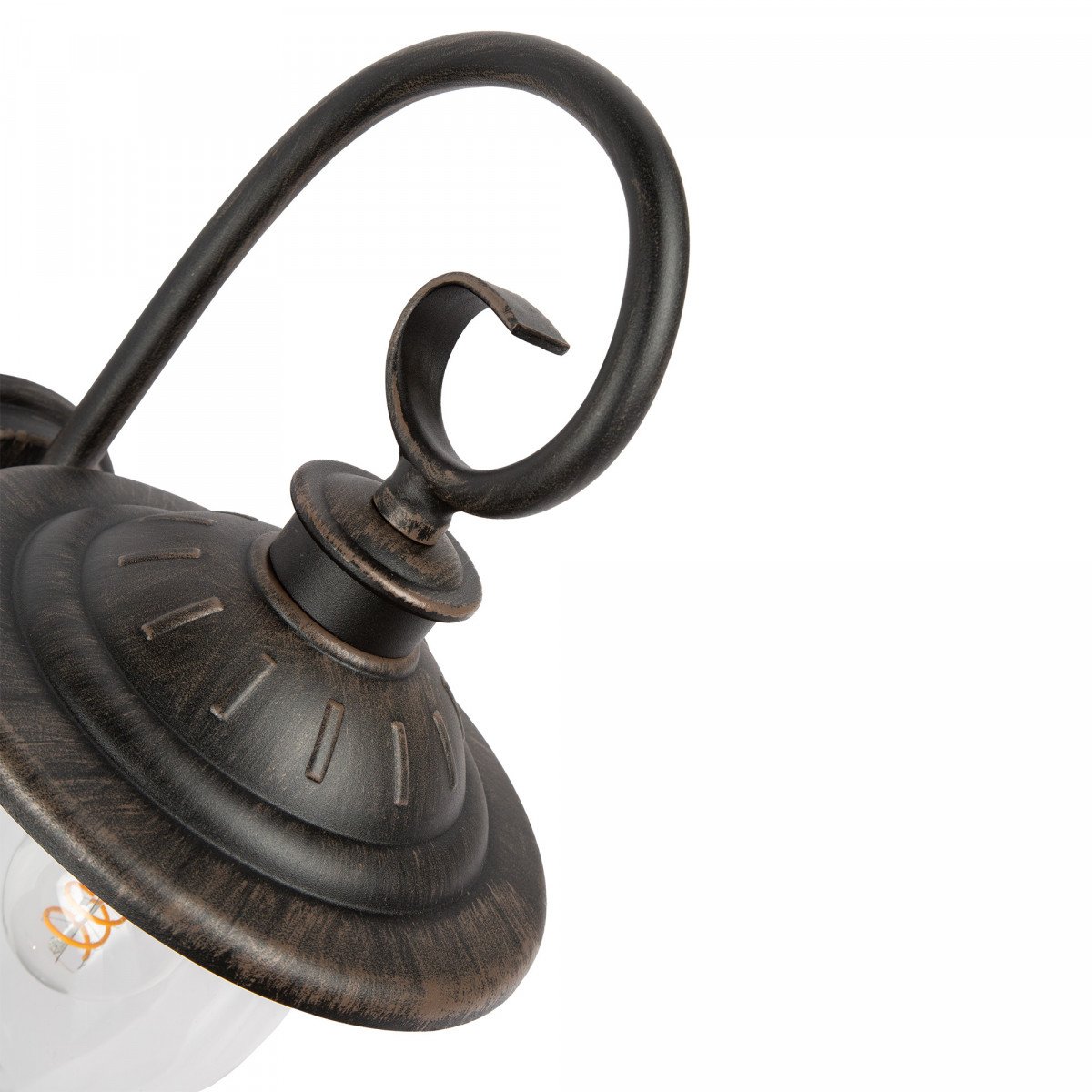 Elzas Buitenlamp roestkleurig bruin E27 muurlamp