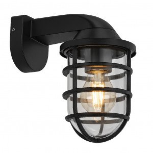 Wandlamp Davi Zwart