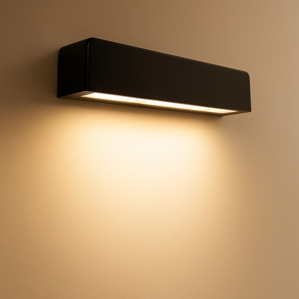 Wandlamp Warwick Zwart