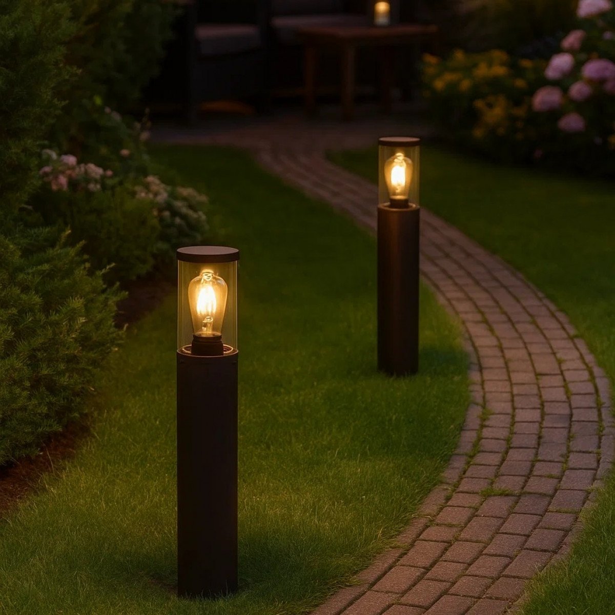 Tuinlamp Brunswick corten