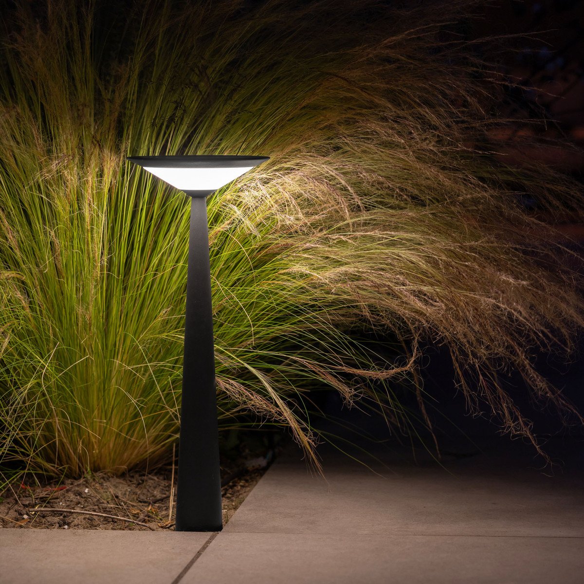 Tuinlamp Elin buitenlamp zwart aluminium modern