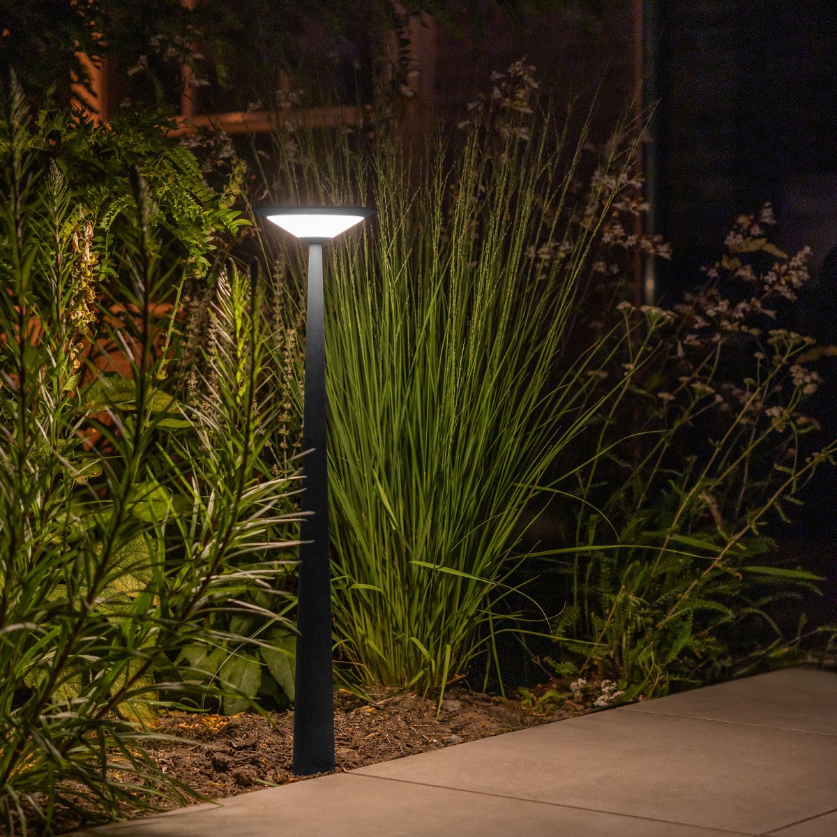 Tuinlamp Elin buitenlamp zwart aluminium modern