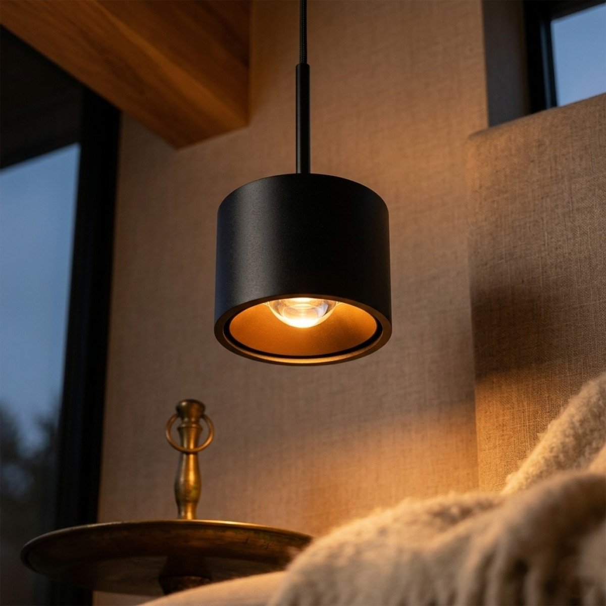 Hanglamp June zwart