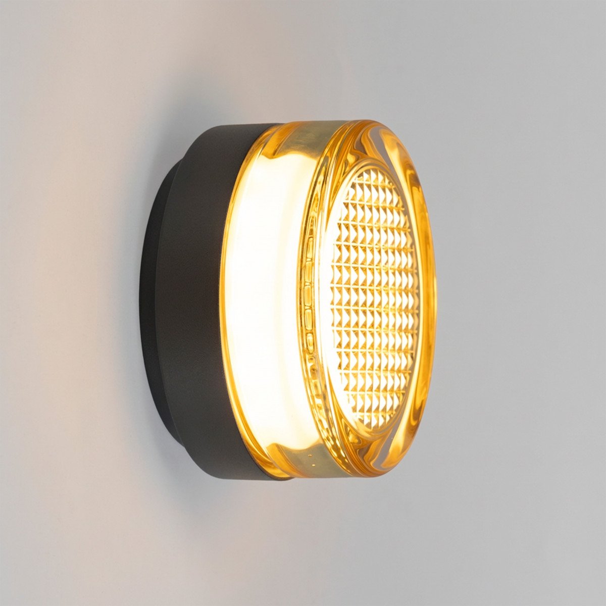 Wand- Plafondlamp Nolan Zwart