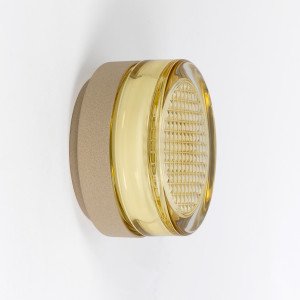 Wand- Plafondlamp Nolan champagne