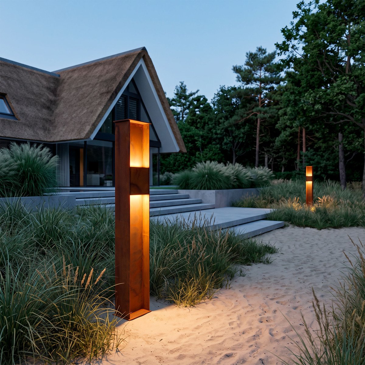 Tuinlamp Ferro 140 Corten