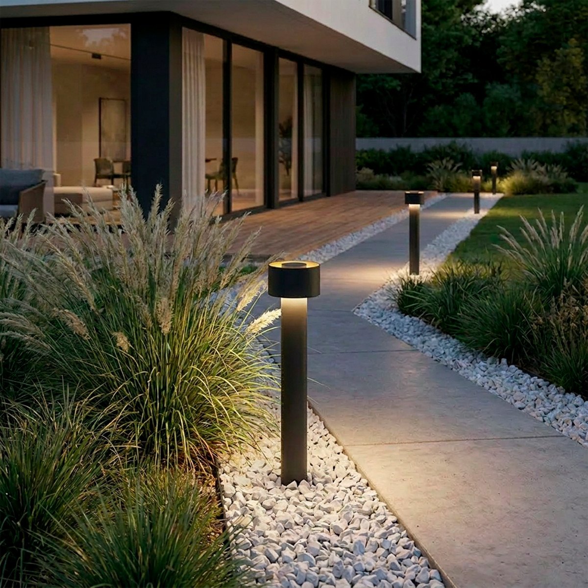 Terraslamp Leeds Antraciet