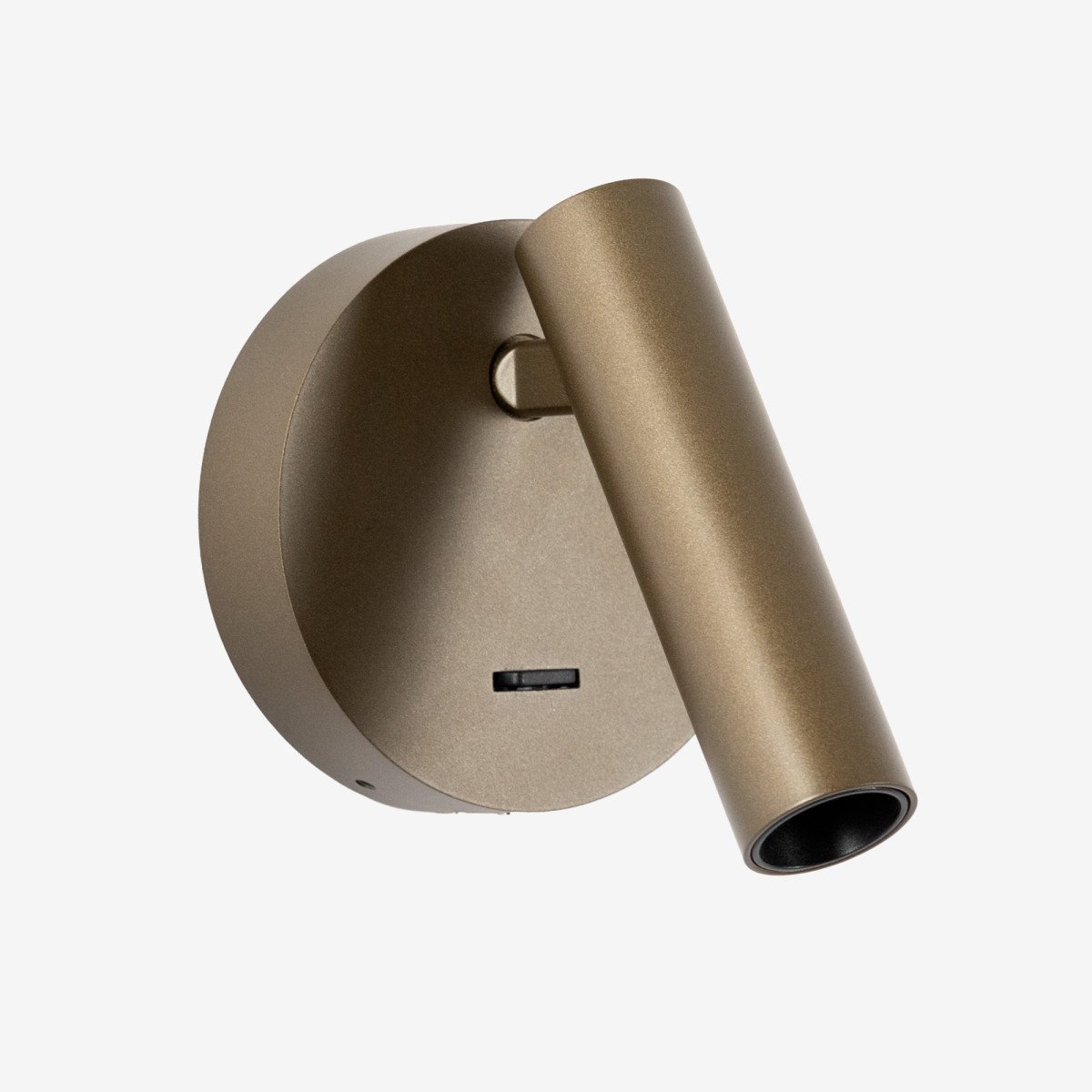 Richtbare wandspot USB - USB-C brons aluminium