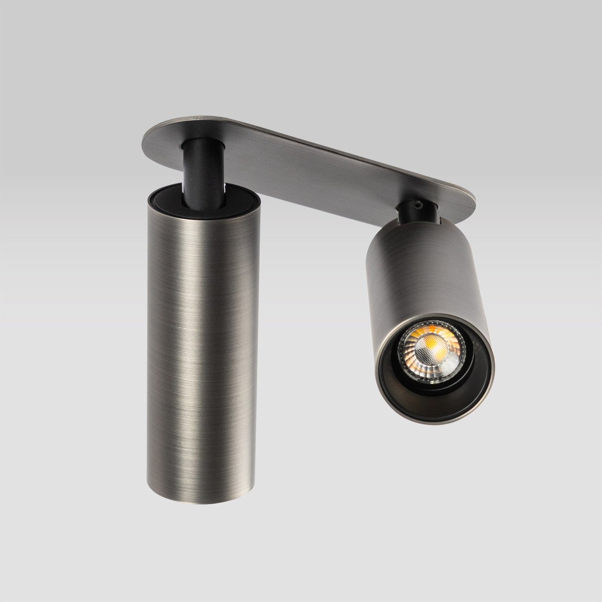 Inbouwspot Vigo 2-lichts Gun metal