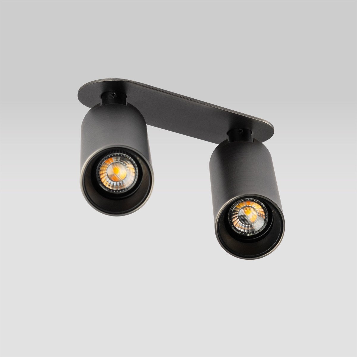 Inbouwspot Vigo 2-lichts Gun metal