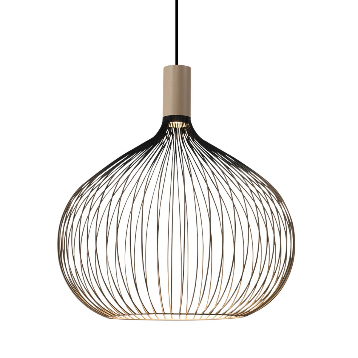 Plafondlamp Isabel Champagne