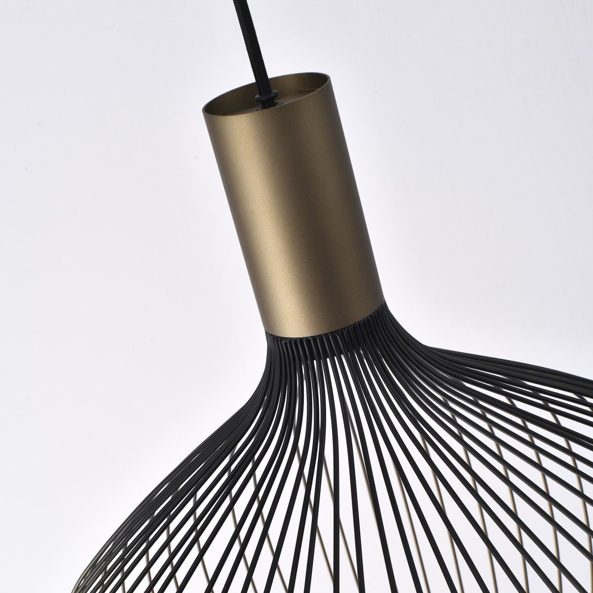 Isabel Hanglamp Zwart / Goud