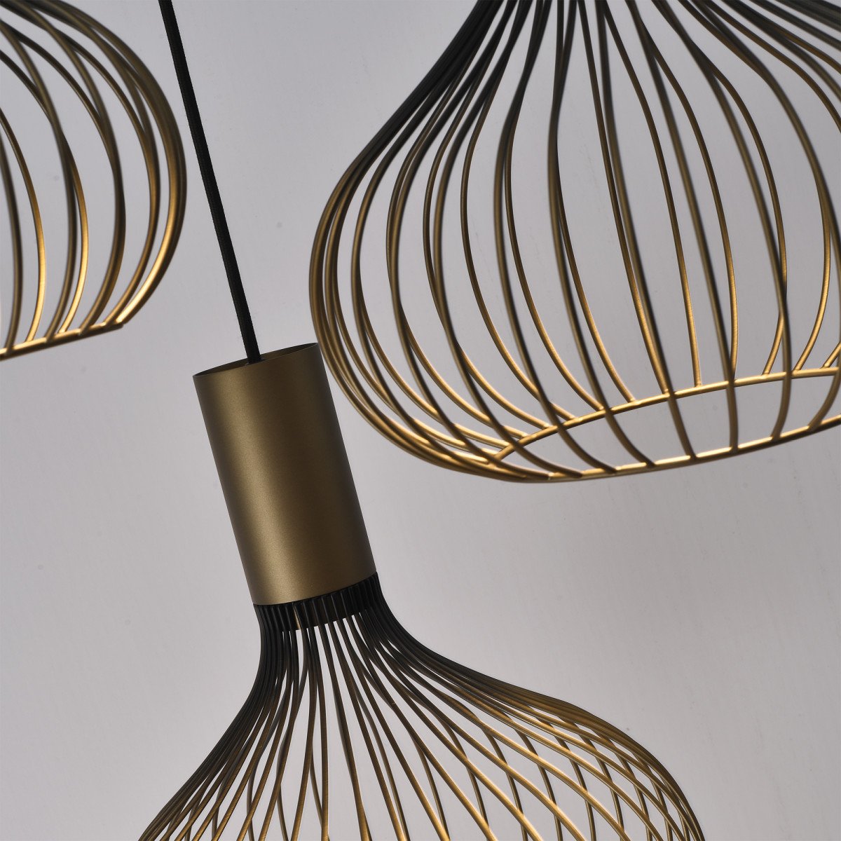 Plafondlamp Isabel 3-lichts Goud