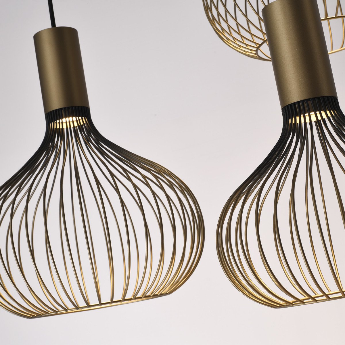 Plafondlamp Isabel 8-lichts Goud