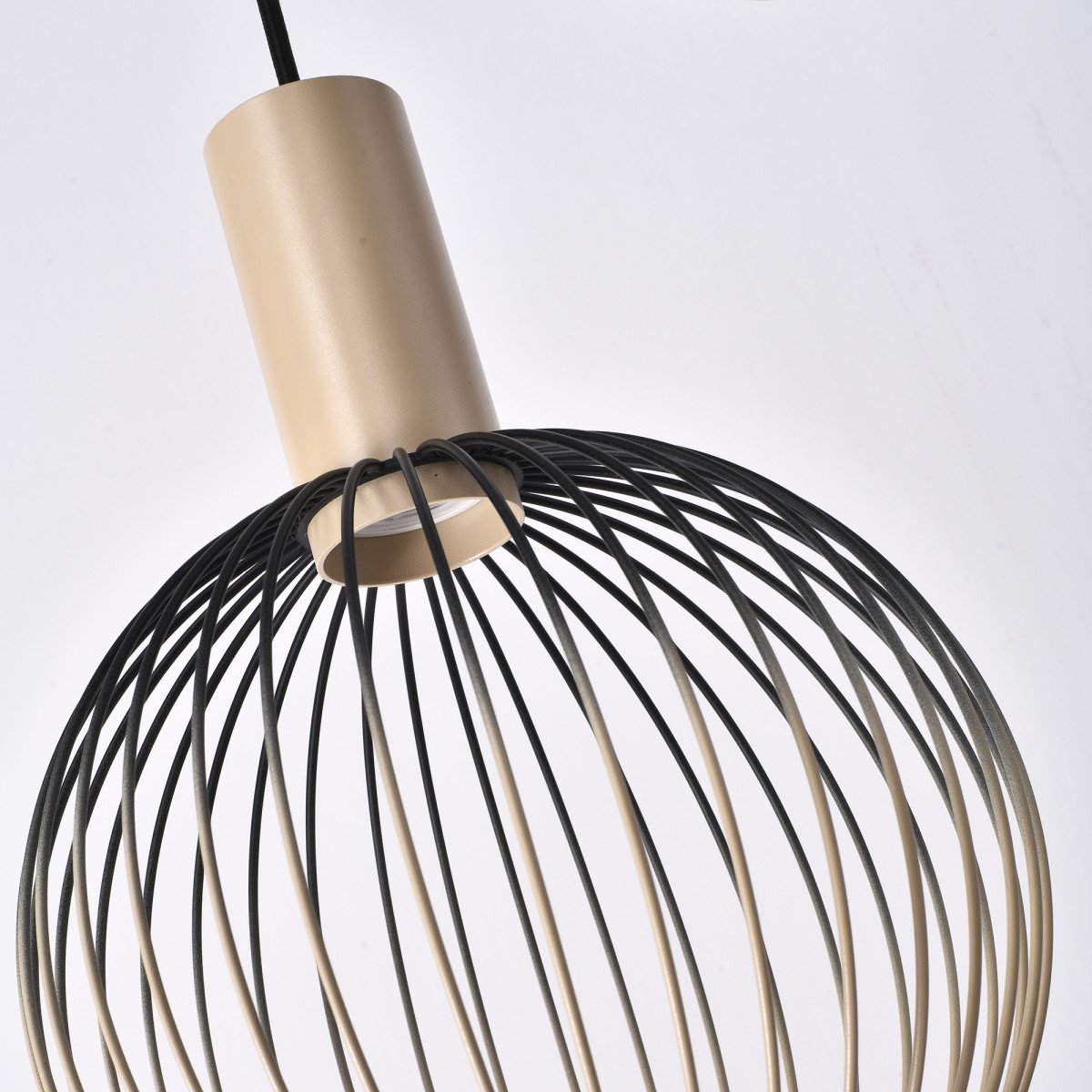 Plafondlamp Ascha 3-lichts Champagne