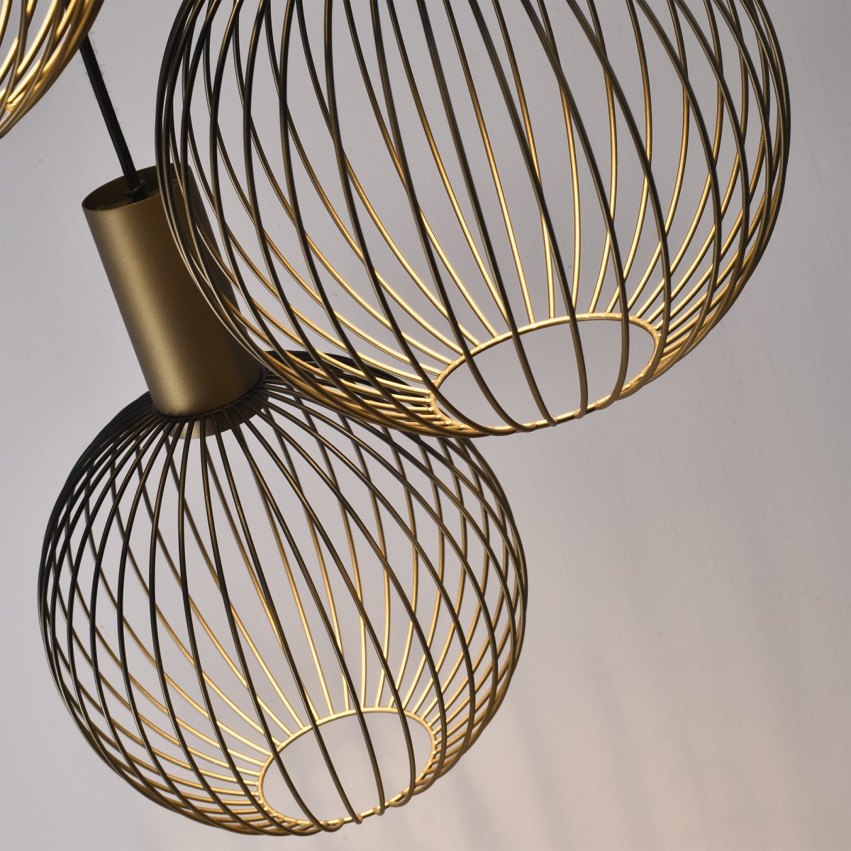 Plafondlamp Ascha 3-lichts Goud