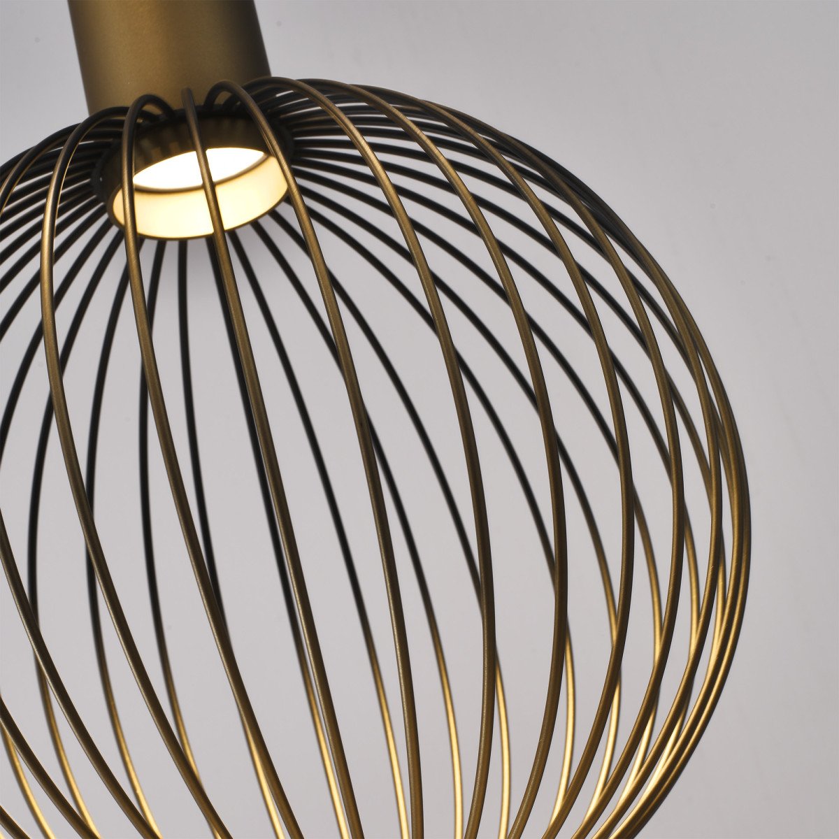 Plafondlamp Ascha 5-lichts Goud