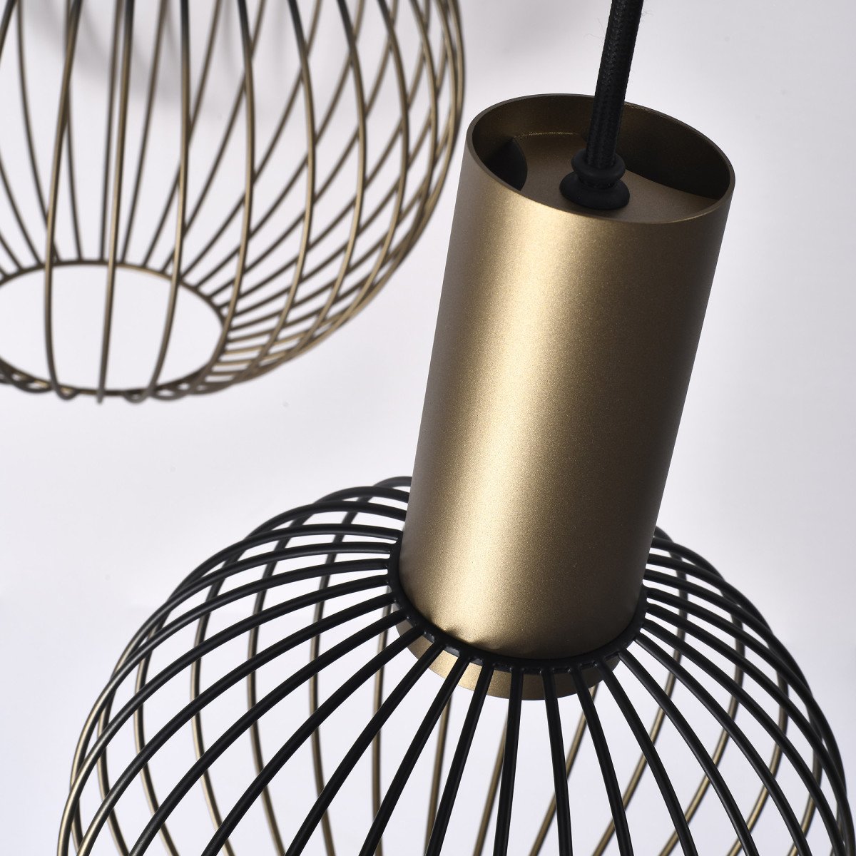 Plafondlamp Ascha 8-lichts Goud