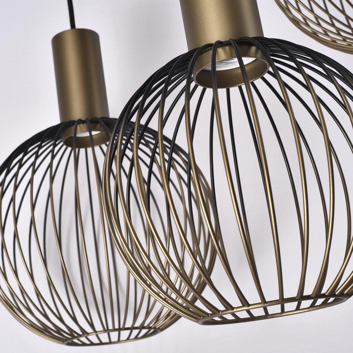 Plafondlamp Ascha 8-lichts Goud