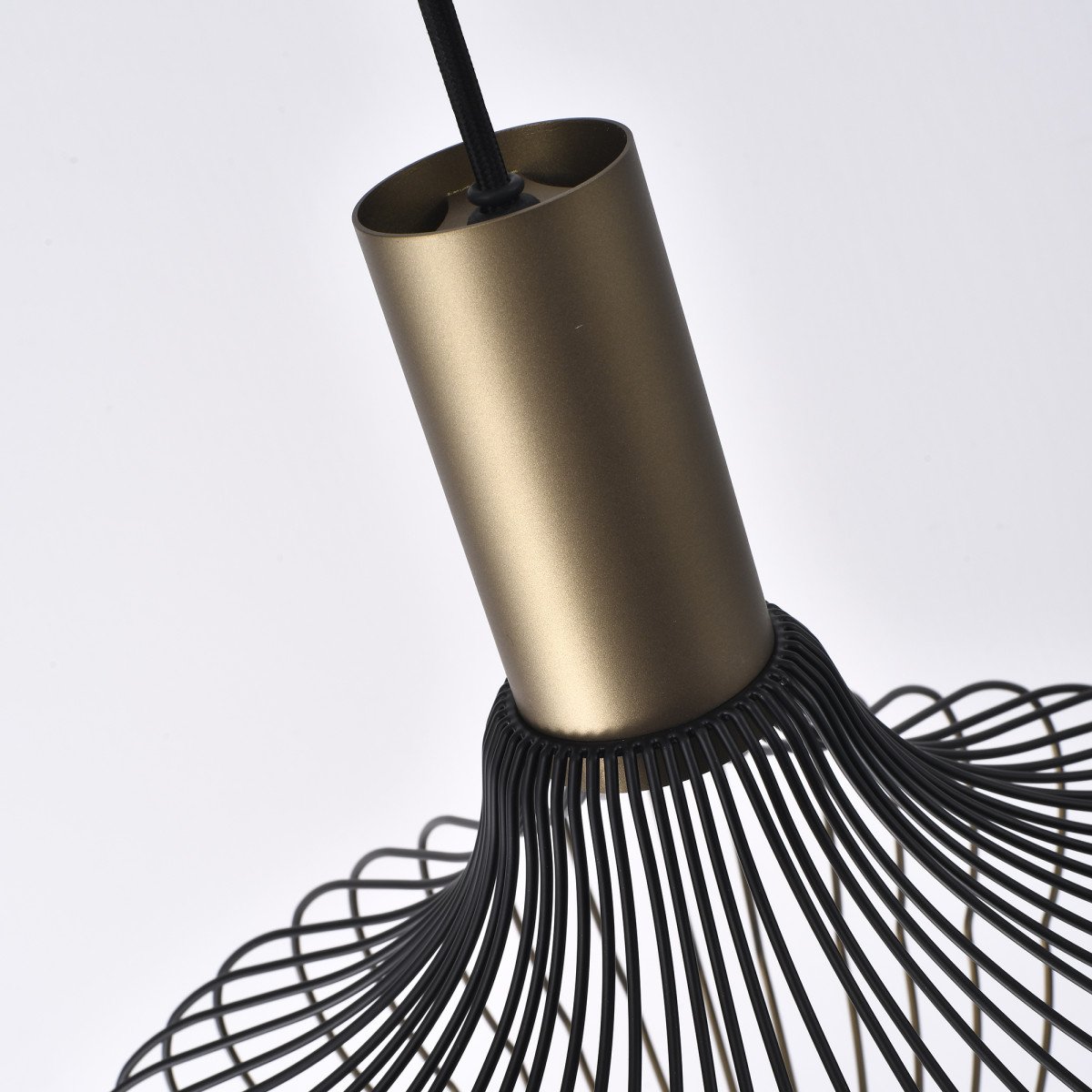 Asli Hanglamp Zwart Goud