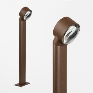 Sokkel Scope downlighter Rustiek Bruin