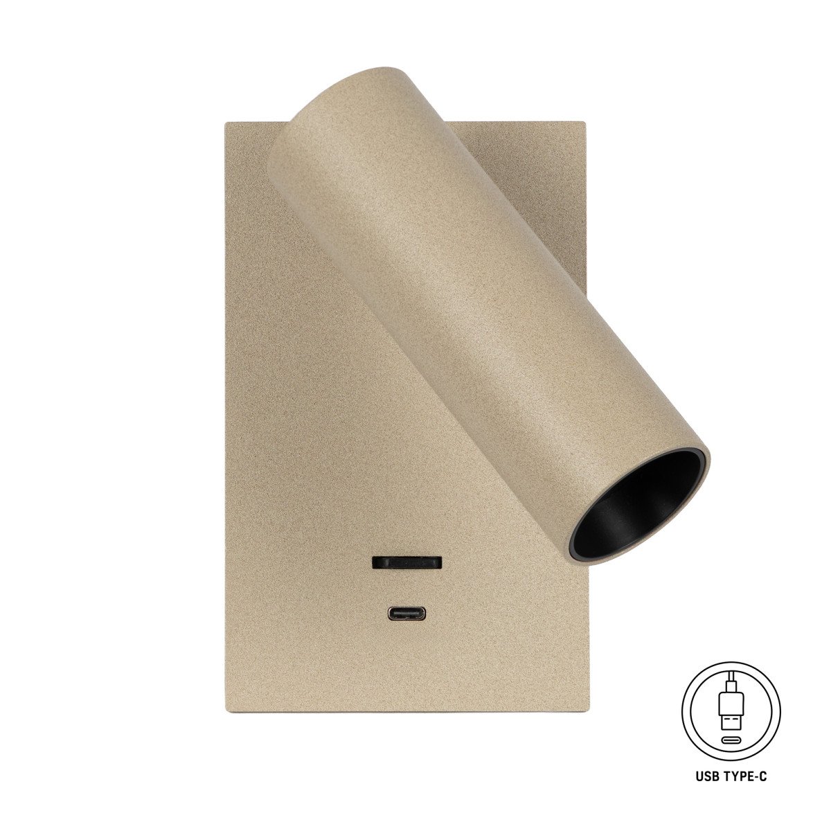 Wandlamp Elias champagne