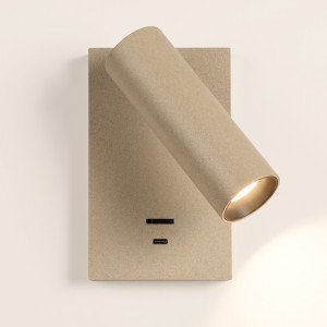 Wandlamp Elias champagne