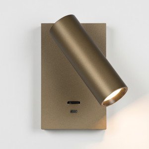 Elias Brons Met USB-C Wandlamp
