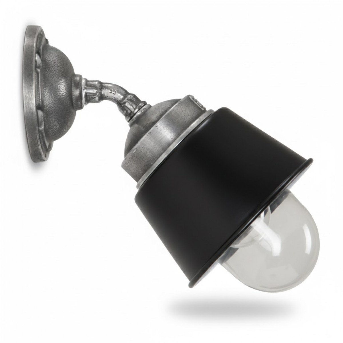 Wandlamp Kostas 45 Zwart