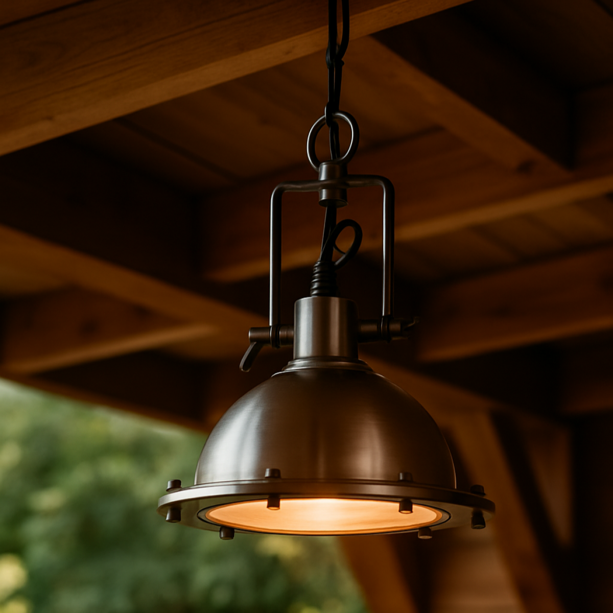 messing lamp met E27 fitting in de kleur antiek koper