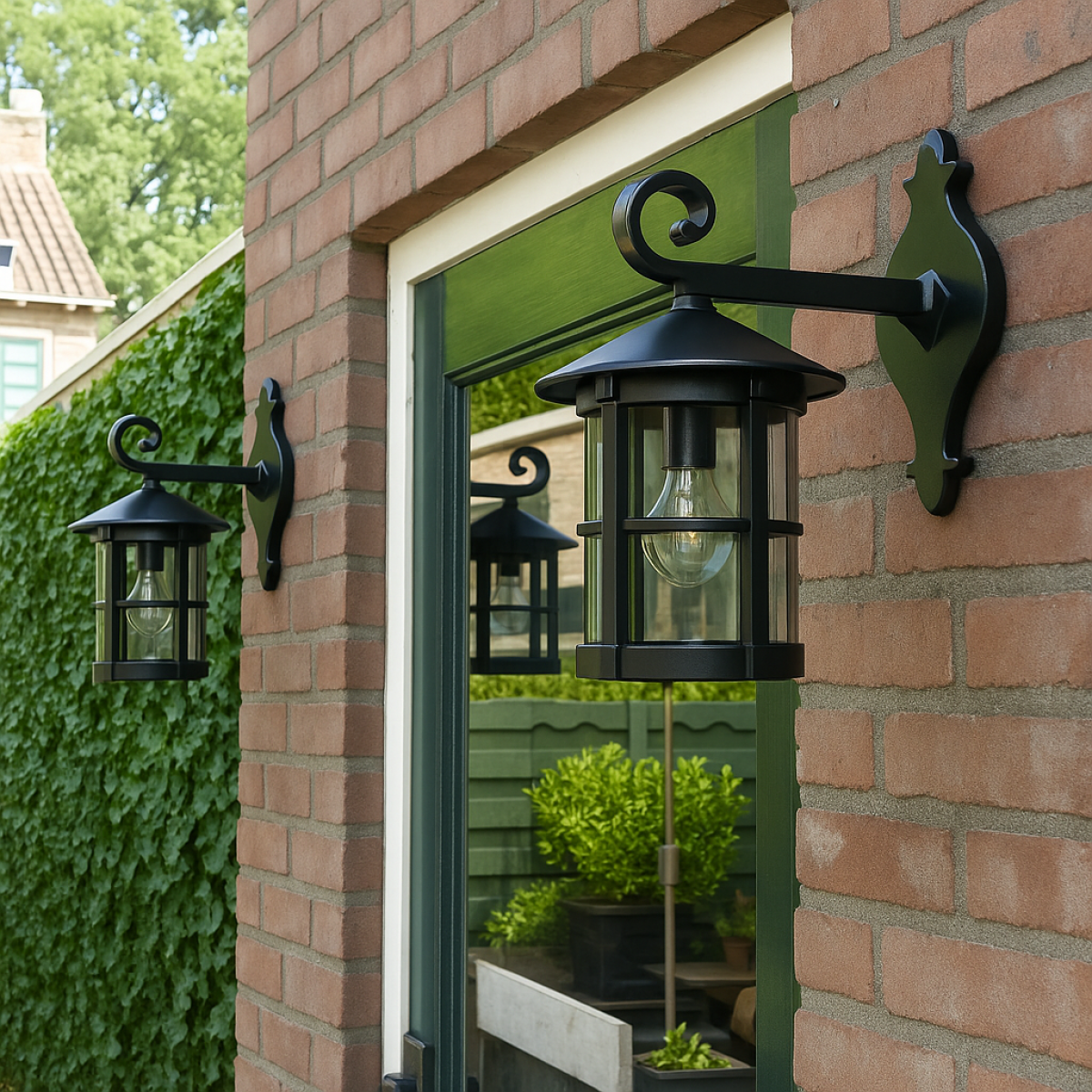 Lucca Muurlamp Zwart