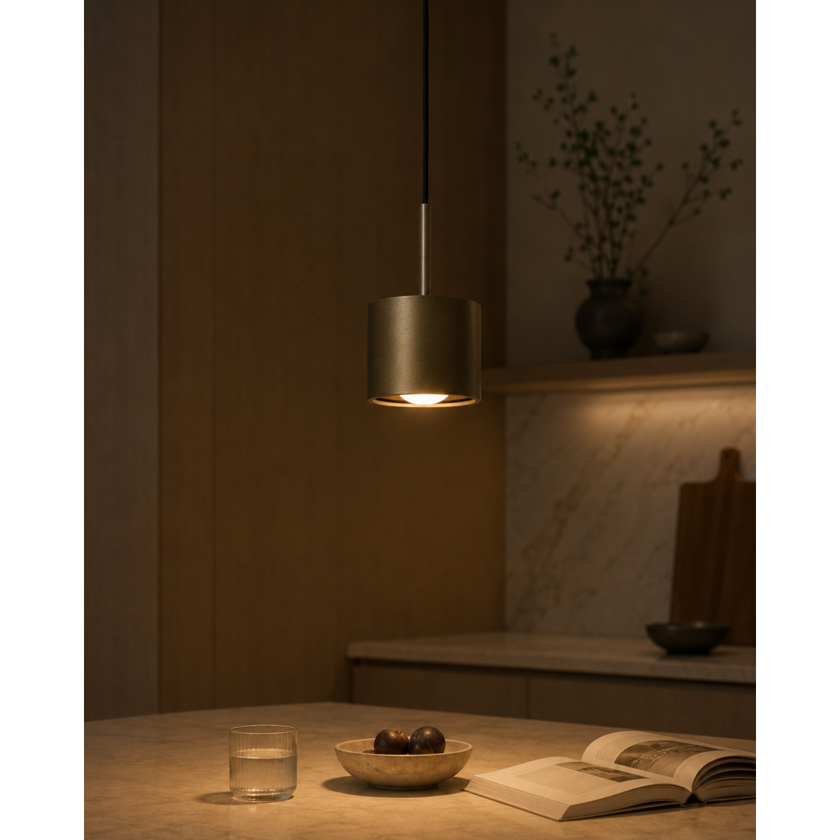 Hanglamp June Brons