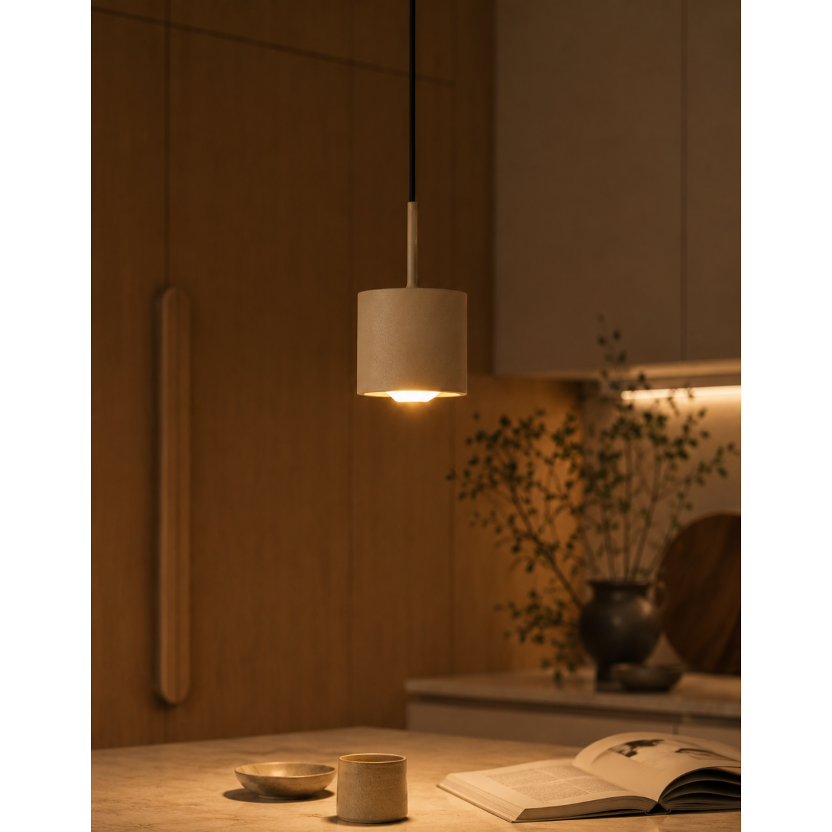Hanglamp June champagne