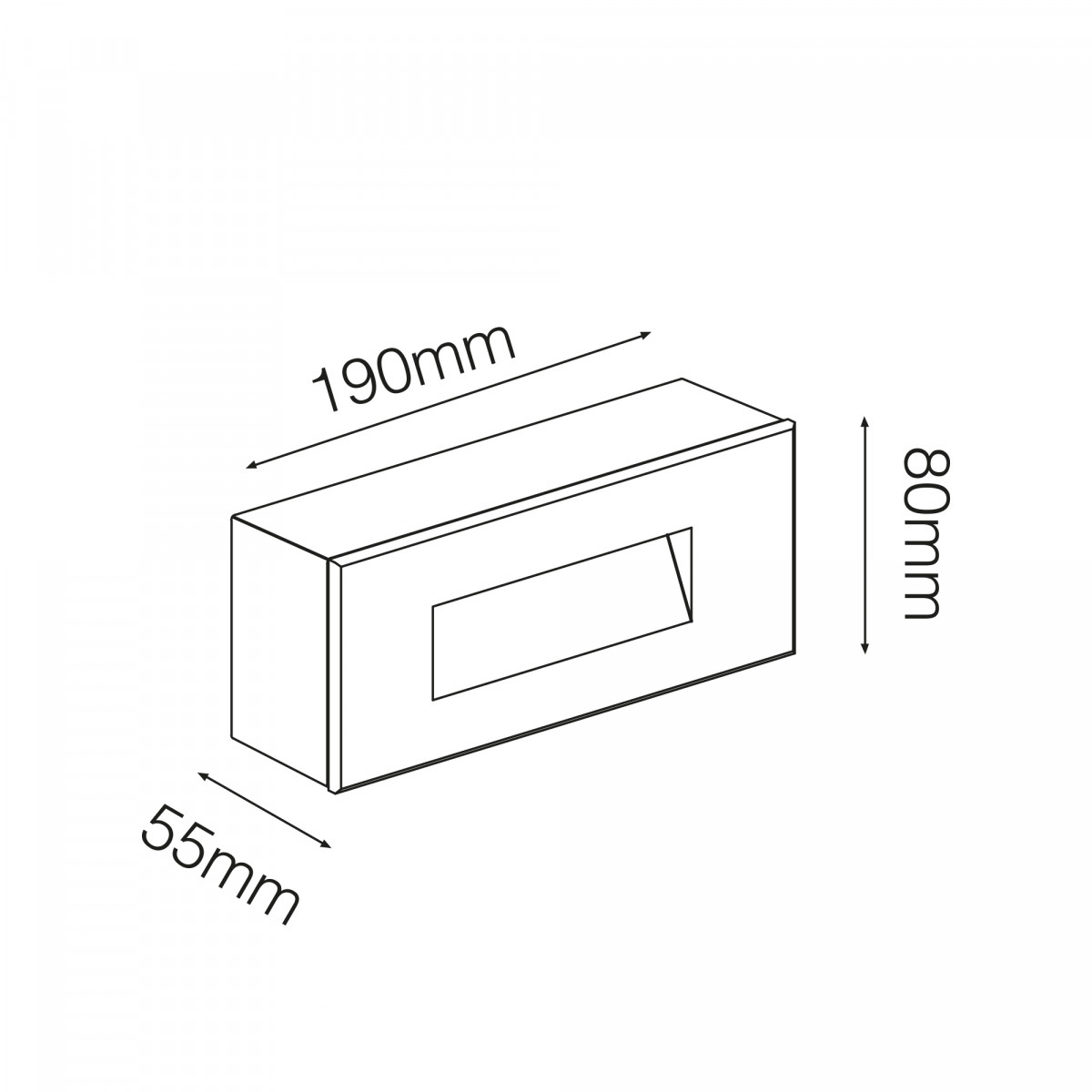 Opbouwspot Oxide 2