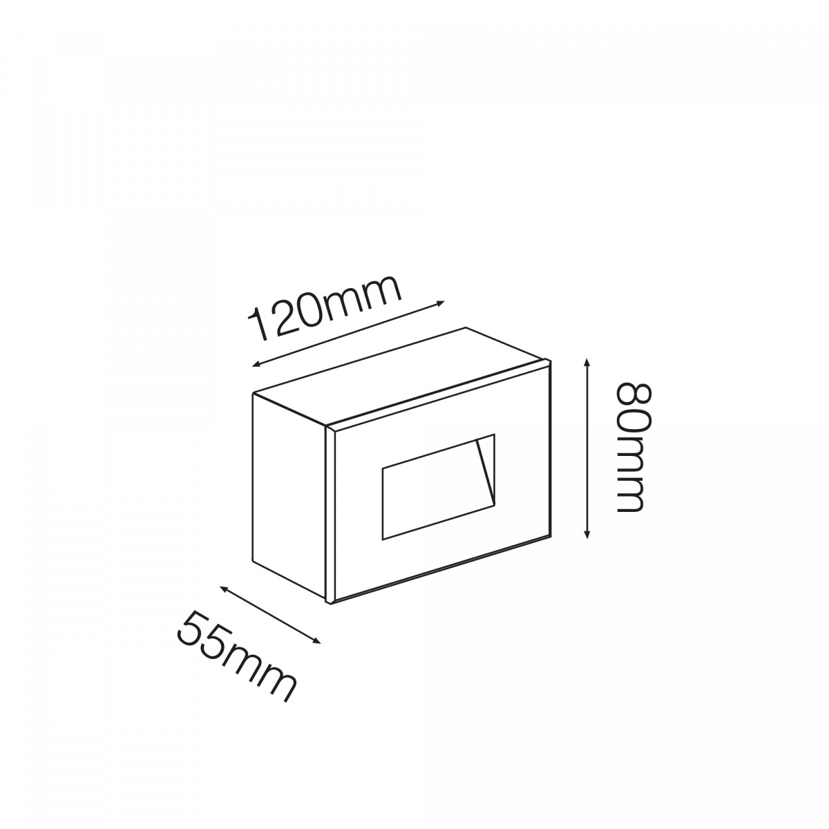 Opbouwspot Oxide 1