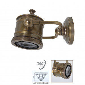 binnenverlichting, wandverlichting, plafondverlichting, spot, opbouwspot, verstelbare verlichting, malibu, brons