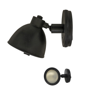 Timo wandspot Antiek zwart