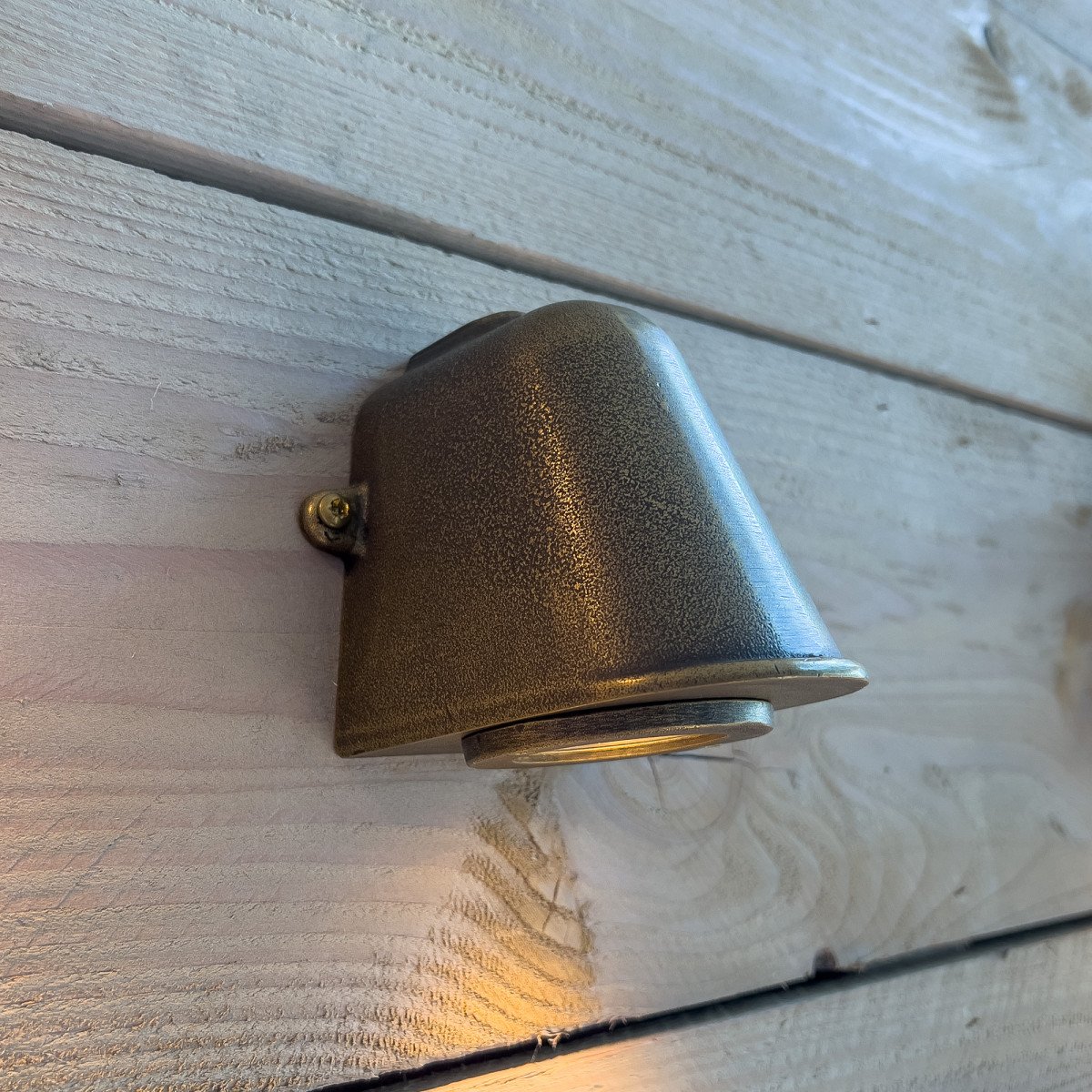 Bronzen downlighter Offshore nautische buitenlamp van KS Verlichting