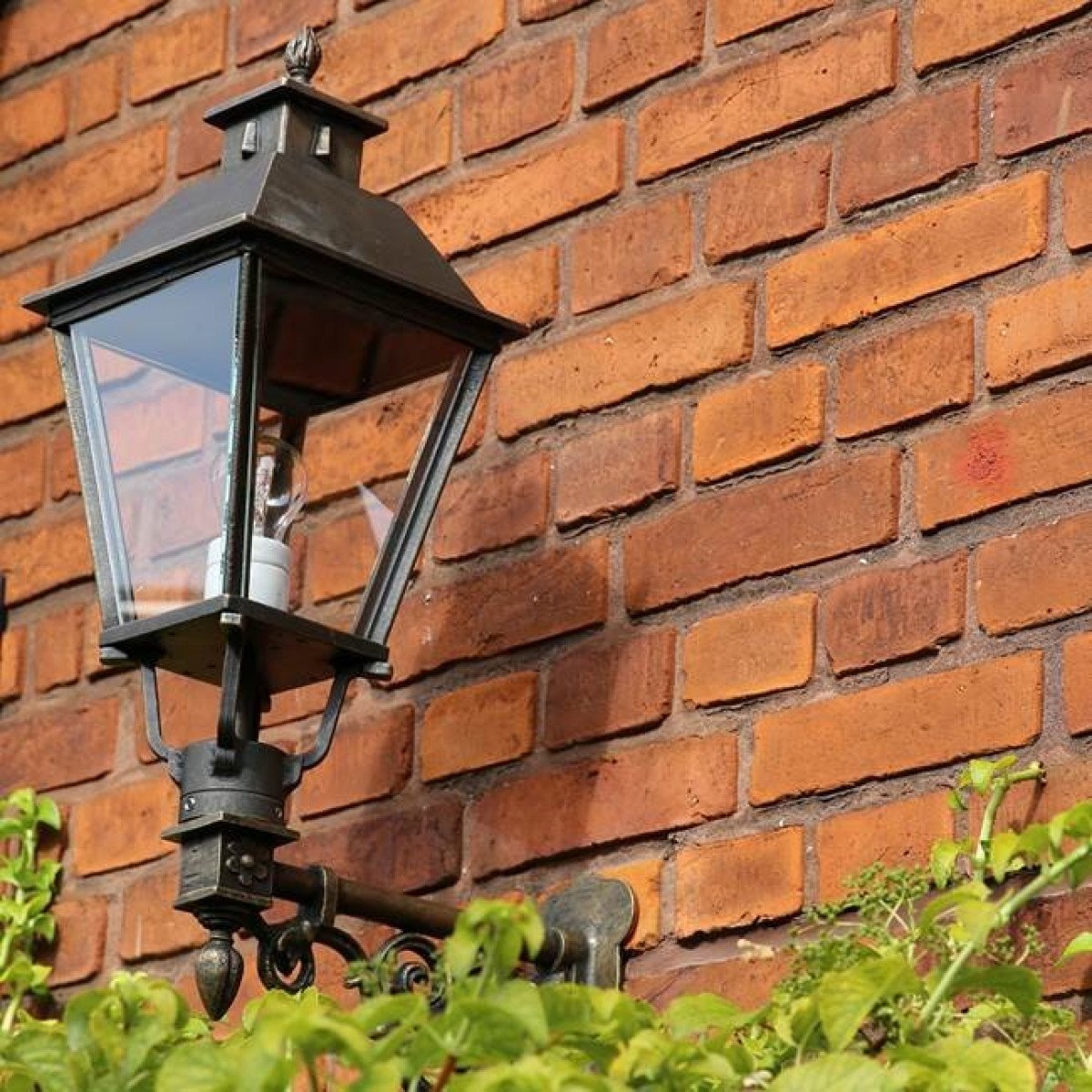 Buitenlamp Katwijk M brons