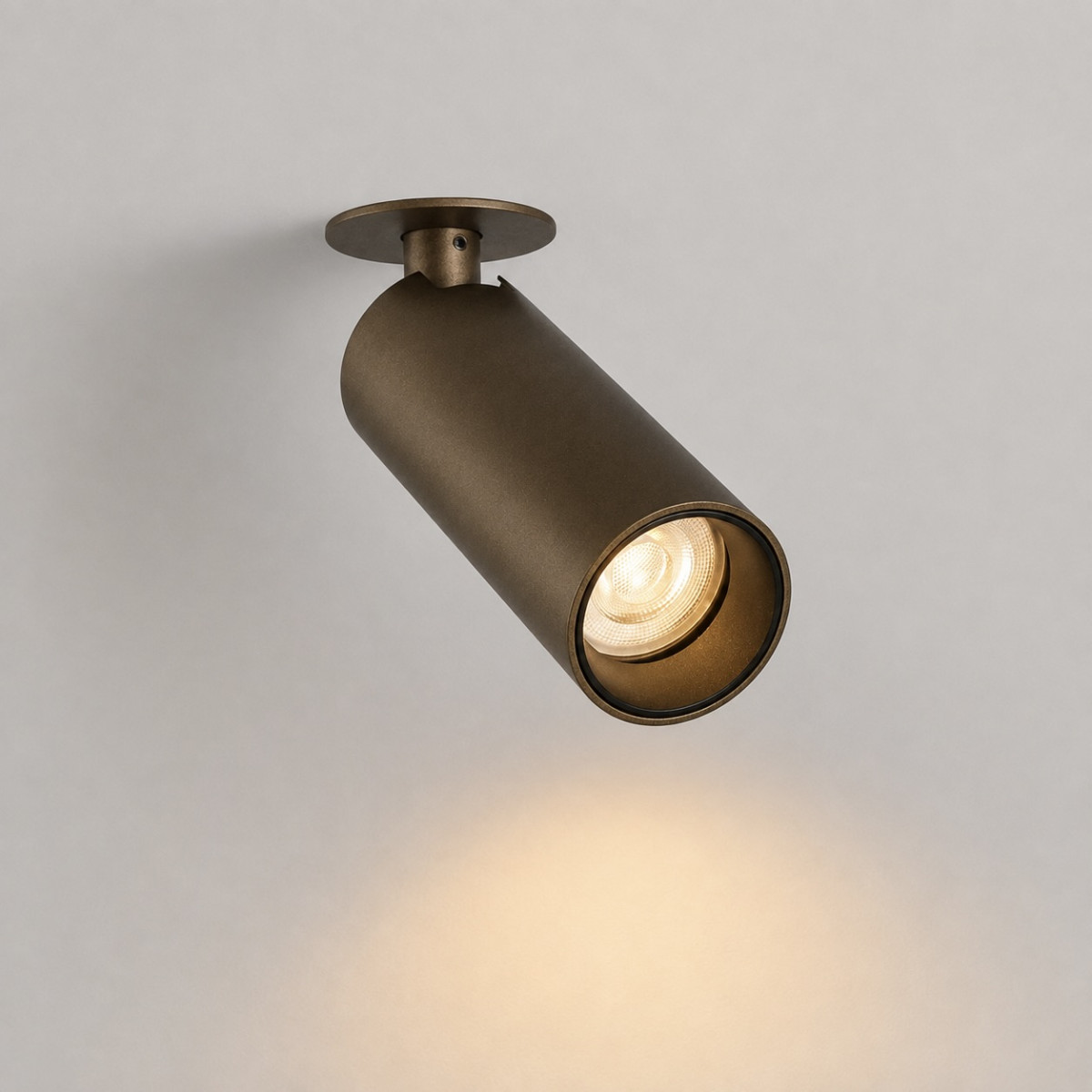 Binnenverlichting Vigo inbouwspot brons aluminium