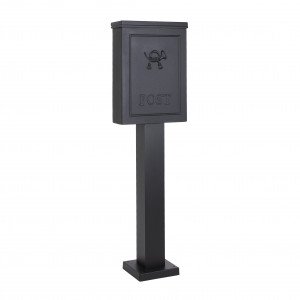 B9a brievenbus staand aluminium matzwart landelijke brievenbus B9a brievenbus staand aluminium matzwart landelijke brievenbus