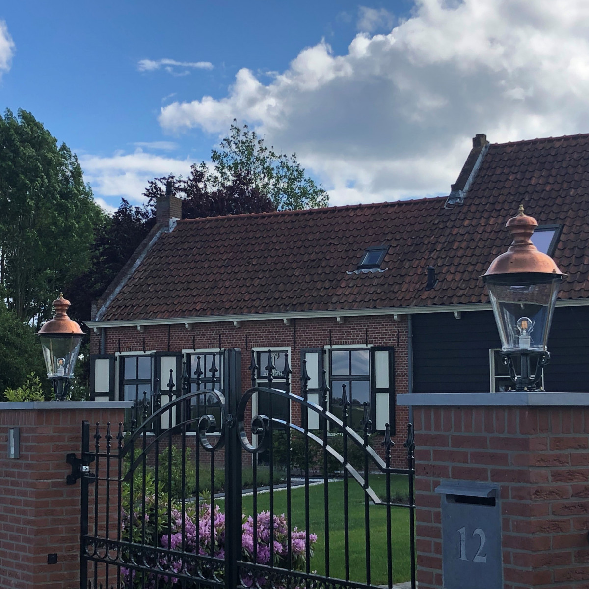 Lantaarnkap K2A klassiek met koperen deksel