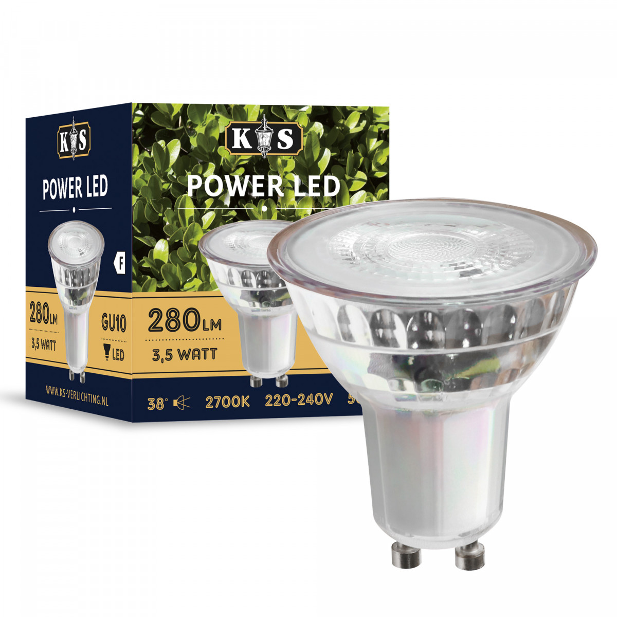 KS Power led lichtbron geschikt voor GU10