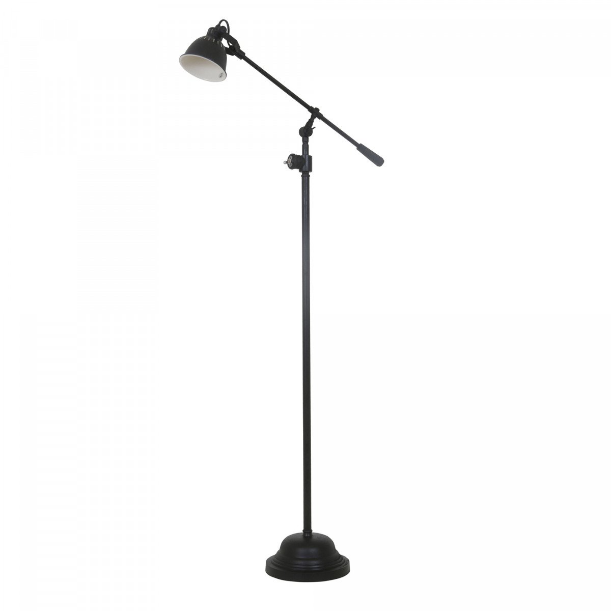 Vloerlamp Archer Antiek zwart