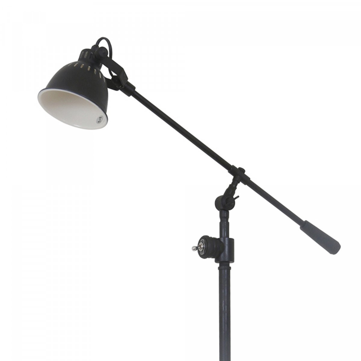 Vloerlamp Archer Antiek zwart