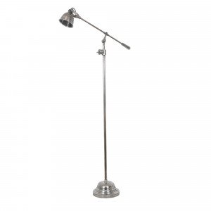 Vloerlamp Archer Antiek zilver