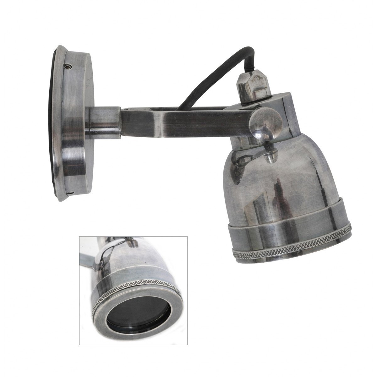 Indigo outdoor spot vintage zilver